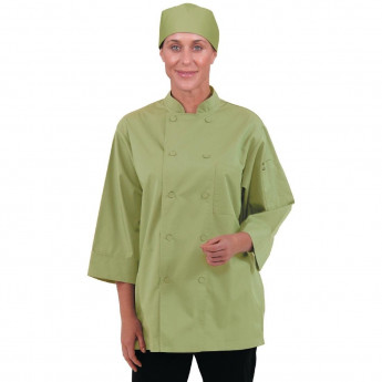 Chef Works Unisex Chefs Jacket Lime - Click to Enlarge