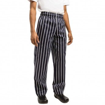 Chef Works Essential Baggy Pant Butchers Stripe - Click to Enlarge