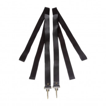 Southside Apron Spare Doghook PU strap Black (2 pack) - Click to Enlarge