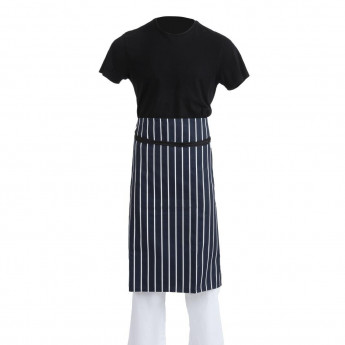 Whites Butchers Waist Apron Blue and White Stripe - Click to Enlarge