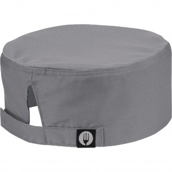 Chef Works Cool Vent Beanie Grey - Click to Enlarge