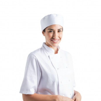 Chef Works Cool Vent Beanie White - Click to Enlarge
