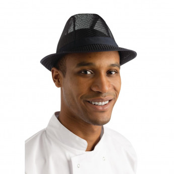 Trilby Hat Navy Blue - Click to Enlarge