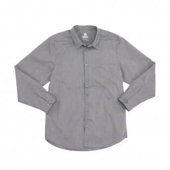 Chef Works Urban Modern Chambray Shirt Grey - Click to Enlarge