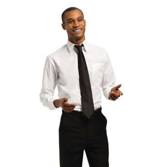 Uniform Works Dress Shirt Long Sleeve White - Click to Enlarge