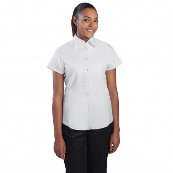 Chef Works Womens Cool Vent Chefs Shirt White - Click to Enlarge