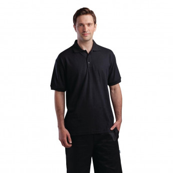Unisex Polo Shirt Black - Click to Enlarge