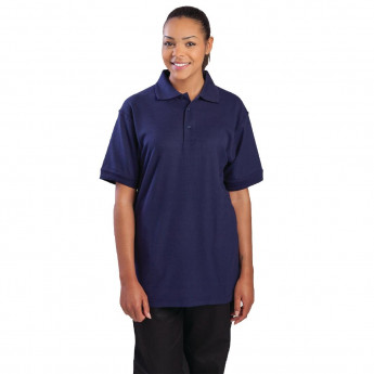 Unisex Polo Shirt Navy Blue - Click to Enlarge