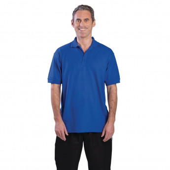 Unisex Polo Shirt Royal Blue - Click to Enlarge