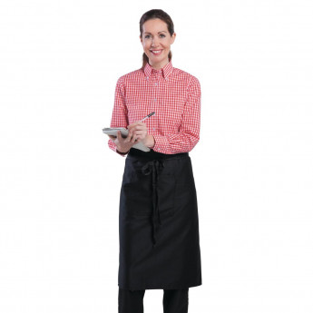 Chef Works Womens Gingham Shirt Red - Click to Enlarge