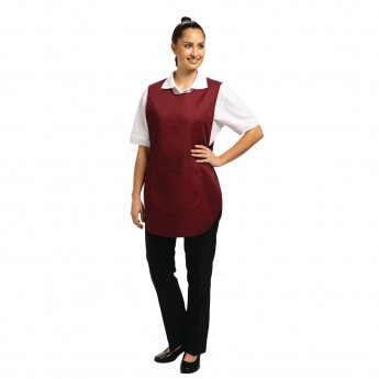 Tabard With Pocket Burgundy Small - Click to Enlarge