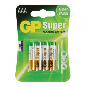 GP Super Battery AAA (Pack of 4) - Click to Enlarge