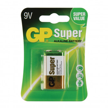 GP Super Battery 9V - Click to Enlarge