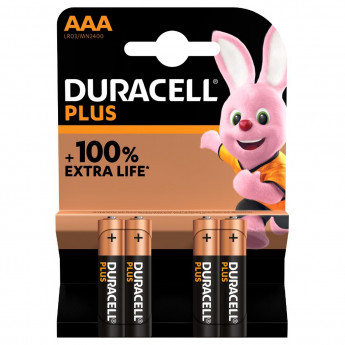 DuracellPlus AAA Batteries (Pack of 4) - Click to Enlarge