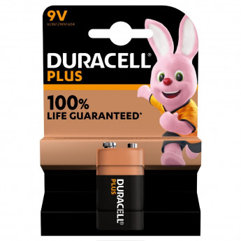 DuracellPlus 9V Battery (Pack of 1) - Click to Enlarge