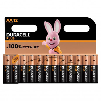 DuracellPlus AA Batteries (Pack of 12) - Click to Enlarge