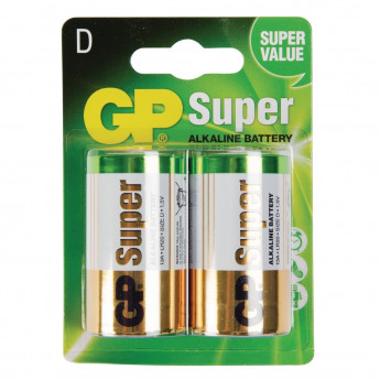 GP Super Battery D (Pack of 2) - Click to Enlarge