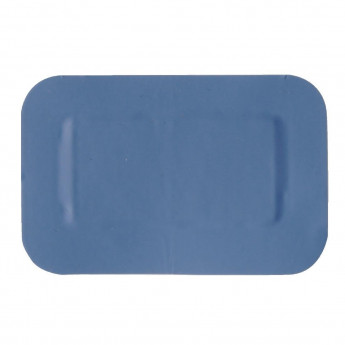 A-CARE DETECTABLE BLUE PLASTERS LARGE PATCH 75X50MM - BOX 50 - Click to Enlarge