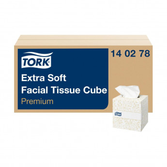 Tork Premium Extra Soft Facial Tissues Cube 2ply (30x100) - Click to Enlarge