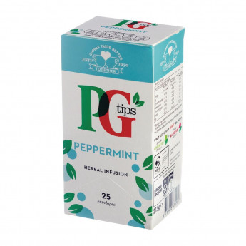 PG Tips Peppermint Tea Envelops (Pack of 25) - Click to Enlarge