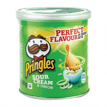Pringles Sour Cream 40g (Pack of 12) - Click to Enlarge