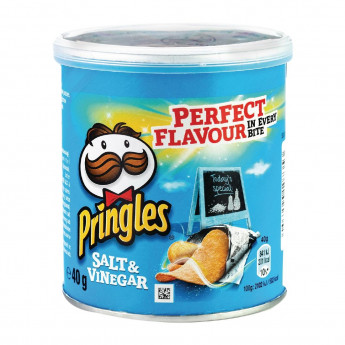 Pringles Salt & Vinegar 40g (Pack of 12) - Click to Enlarge
