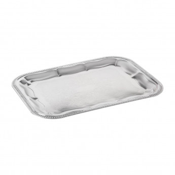 APS Semi-Disposable Party Tray 410 x 310mm Chrome - Click to Enlarge