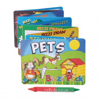 Crafti's Kids Activity Pack Assorted Animals (Pack of 400) - Click to Enlarge