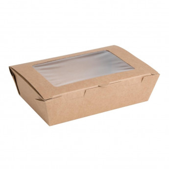 Fiesta Compostable Salad Box with PLA Window (Pack of 200) - Click to Enlarge