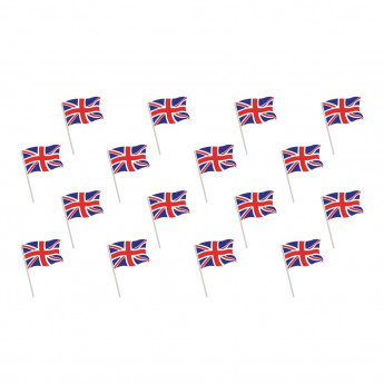Greaseproof Paper Wavy Union Jack Design 255x405mm (Pack of 500) - Click to Enlarge