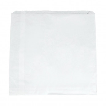 Vegware Compostable Recycled Flat Sandwich Bags White (Pack of 1000) - Click to Enlarge