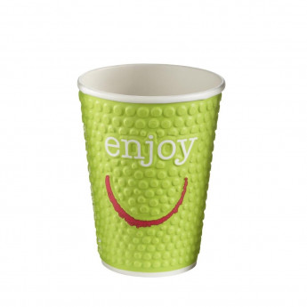 Huhtamaki Enjoy Double Wall Disposable Hot Cups 340ml / 12oz (Pack of 680) - Click to Enlarge
