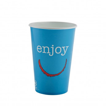 Huhtamaki Enjoy Paper Cold Cups 455ml / 16oz (Pack of 1000) - Click to Enlarge