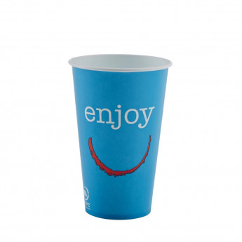 Huhtamaki Enjoy Paper Cold Cups 340ml / 12oz (Pack of 1900) - Click to Enlarge