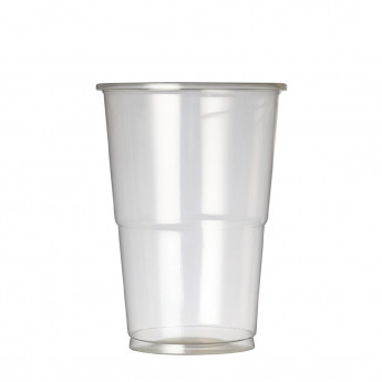eGreen Premium Flexy-Glass Recyclable Half Pint To Brim CE Marked 284ml / 10oz (Pack of 1000) - Click to Enlarge