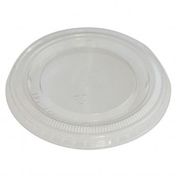 eGreen RPET Flat Lid without Straw Hole 93mm (Pack of 1000) - Click to Enlarge