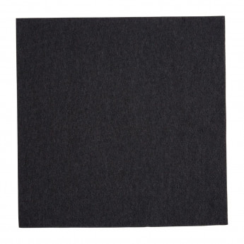 Fiesta Recyclable Dinner Napkin Black 40x40cm 2ply 1/4 Fold (Pack of 2000) - Click to Enlarge