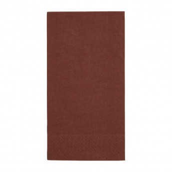 Fiesta Recyclable Dinner Napkin Mocha 40x40cm 2ply 1/8 Fold (Pack of 2000) - Click to Enlarge