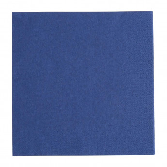 Fiesta Recyclable Dinner Napkin Dark Blue 40x40cm 3ply 1/4 Fold (Pack of 1000) - Click to Enlarge