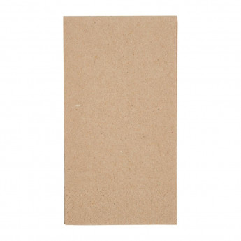 Fiesta Recyclable Recycled Lunch Napkin Kraft 33x33cm 2ply 1/8 Fold (Pack of 2000) - Click to Enlarge