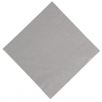 Duni Dinner Napkin Granite Grey 40x40cm 3ply 1/8 Fold (Pack of 1000) - Click to Enlarge
