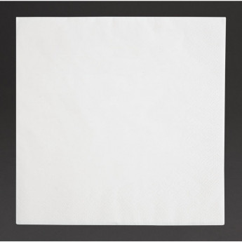 Fiesta Recyclable Dinner Napkin White 40x40cm 3ply 1/4 Fold (Pack of 1000) - Click to Enlarge