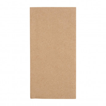 Fiesta Recyclable Recycled Dinner Napkin Kraft 40x40cm 2ply 1/8 Fold (Pack of 2000) - Click to Enlarge