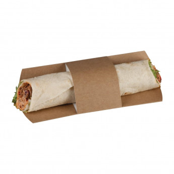 Colpac Compostable Kraft Tortilla Sleeves (Pack of 1000) - Click to Enlarge