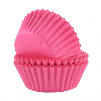 PME Block Colour Cupcake Cases Pink, Pack of 60 - Click to Enlarge