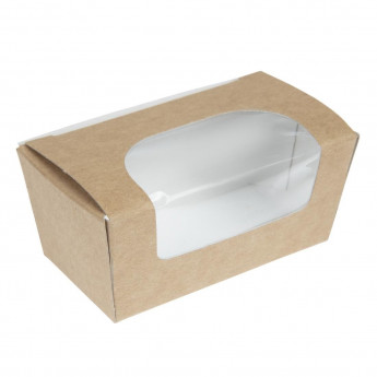 Colpac Compostable Kraft Cake Boxes With Window Small (Pack of 500) - Click to Enlarge