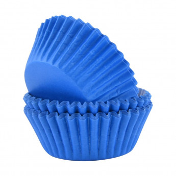 PME Block Colour Cupcake Cases Blue, Pack of 60 - Click to Enlarge