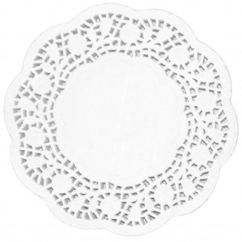 Olympia Round Paper Doilies 100mm (Pack of 250) - Click to Enlarge