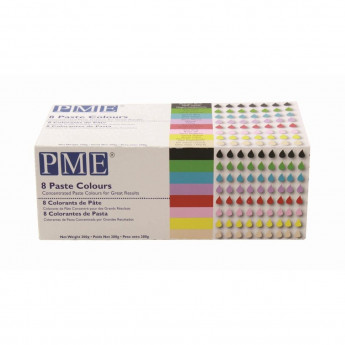 PME Paste Colours Set (Pack of 8) - Click to Enlarge