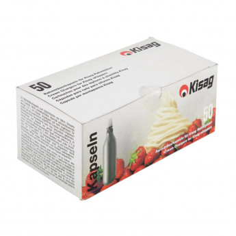 Kisag Cream Whipper Bulbs (Pack of 50) - Click to Enlarge